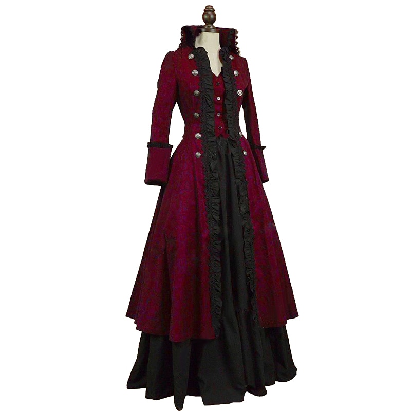 Rococo Victorienne Robe de Bal Costume de fête Bal Masqué Robe de Bal Déguisement Femmes Mascarade Carnaval Soirée Halloween Adulte Robe de 2026 ? $274.09 –P2