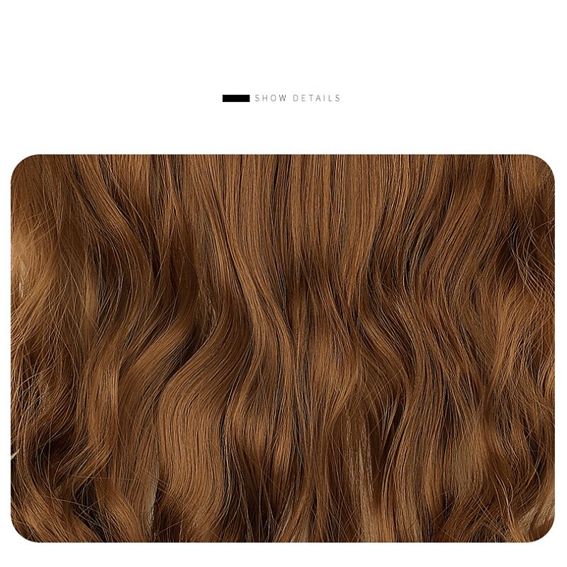 krullend golvend synthetisch haar 20 inch haarverlenging micro ring hair extensions 1 st / pak zacht dames meisjes 2025 - $14.99 –P5