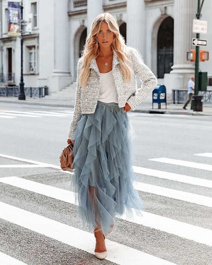 dámské swingové pracovní sukně tutu midi sukně plisované tyl jednobarevné kancelář / kariéra ulice podzim / podzim elegantní vintage móda černá růžová béžová šedá 2025 - $23.99 –P9