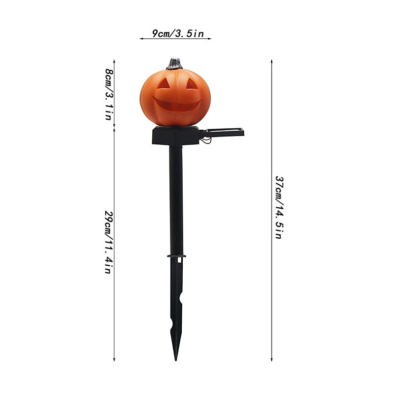 utendørs solcelledrevne gresskarlys halloween dekorativ sti lys for hage hage plen landskap ferie lys 1/2 stk 2025 - $15.99 –P8