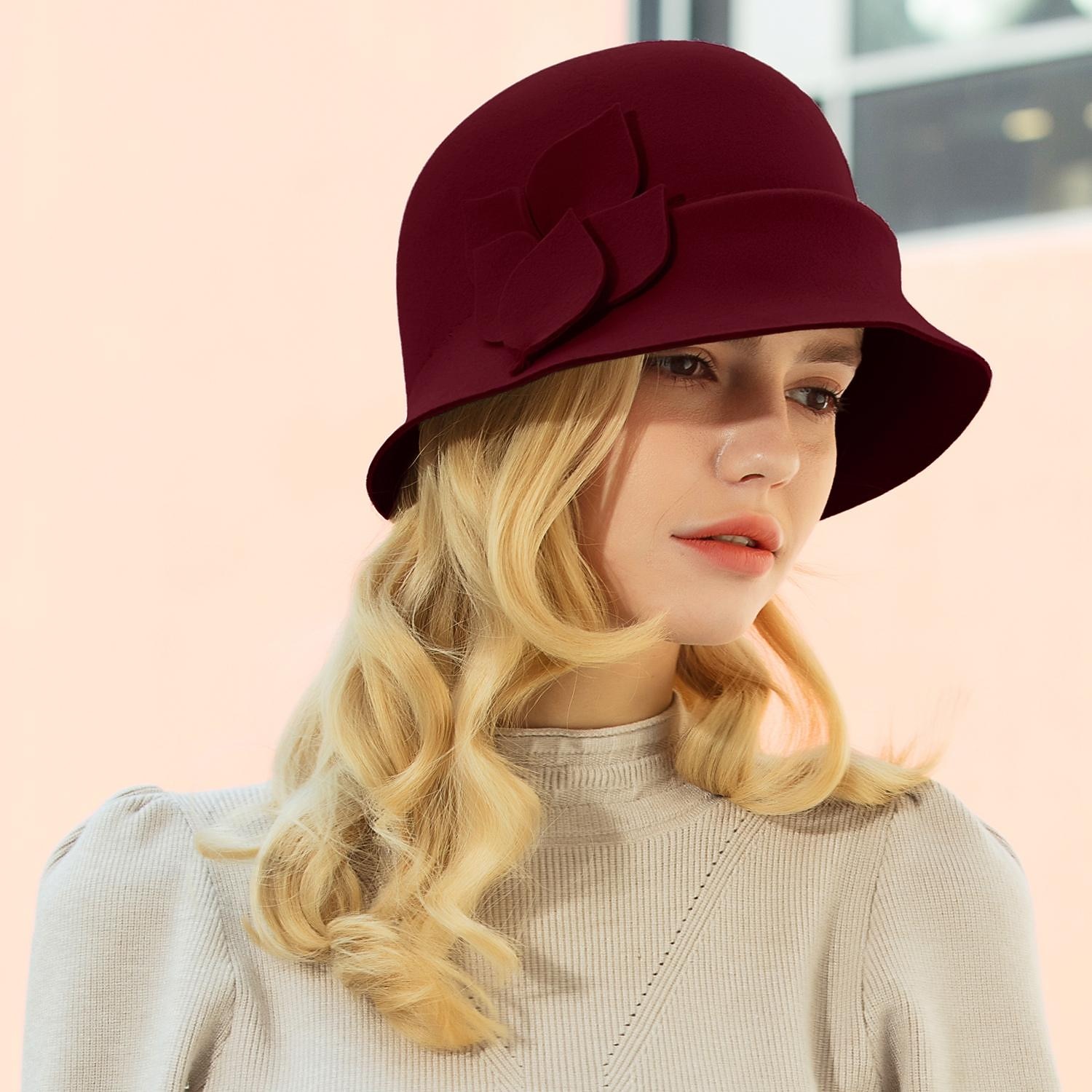 Wool Hats with Pure Color 1pc Casual Headpiece 2025 - $34.99 –P4