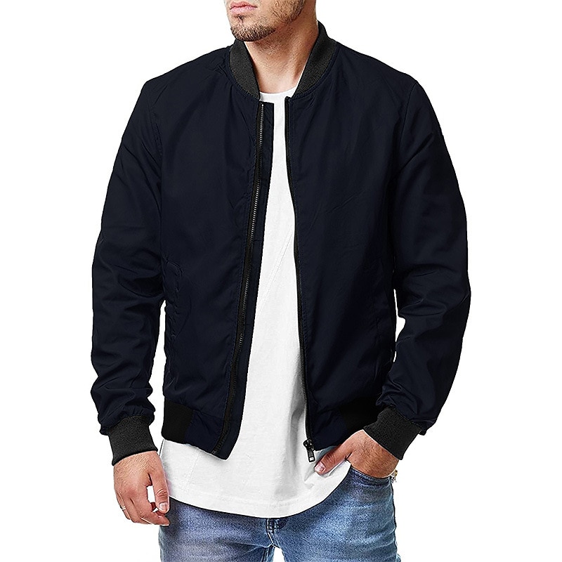 Homens Jaqueta de Trilha Jaqueta Bomber Ao ar livre Térmico / Quente A Prova de Vento Respirável Leve Casacos Anoraques Trench Coat Pesca Alpinismo Campismo / Escursão / Espeleologismo Preto Caqui de 2025 por $18.99 –P6