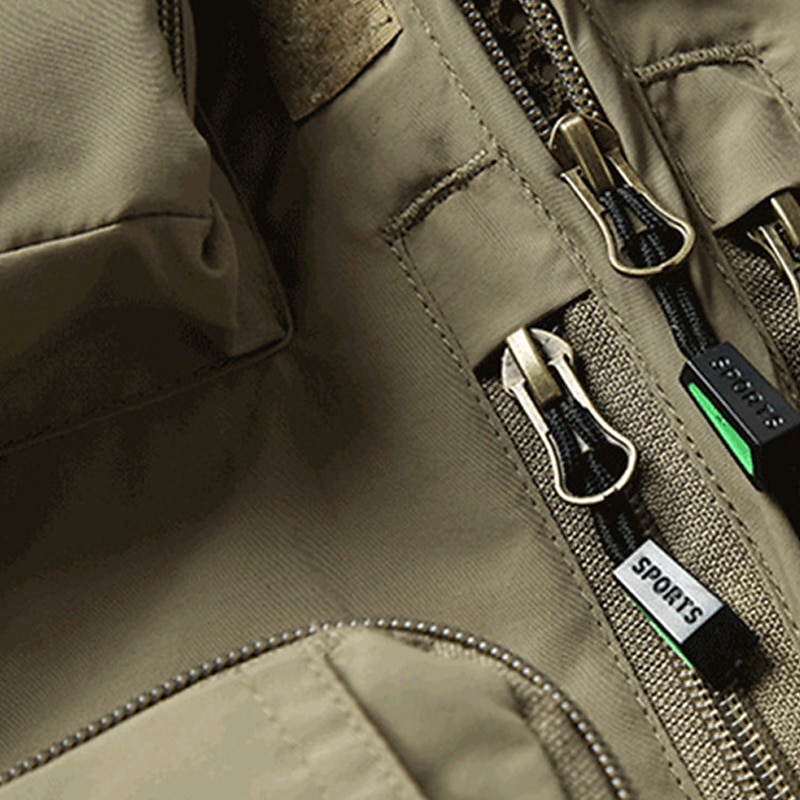 Homme Gilet Gilet de pêche Gilet de Randonnée Gilet sans manches Veste sans manches Extérieur Plein Air Vacances Usage quotidien Vêtement de rue Chic et moderne Eté Printemps Poche Polyester de 2026 ? $39.99 –P7