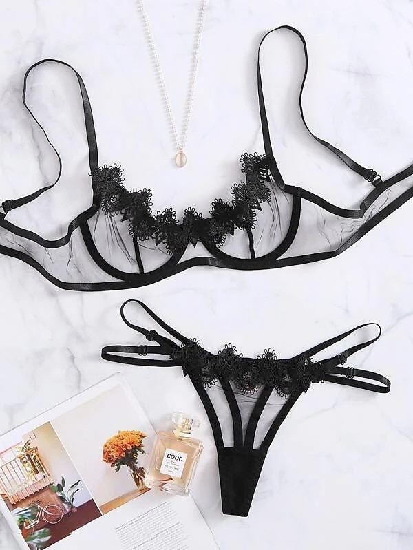 Valentine's Day Sexy Lingerie for Women 2 Piece Lingerie Set