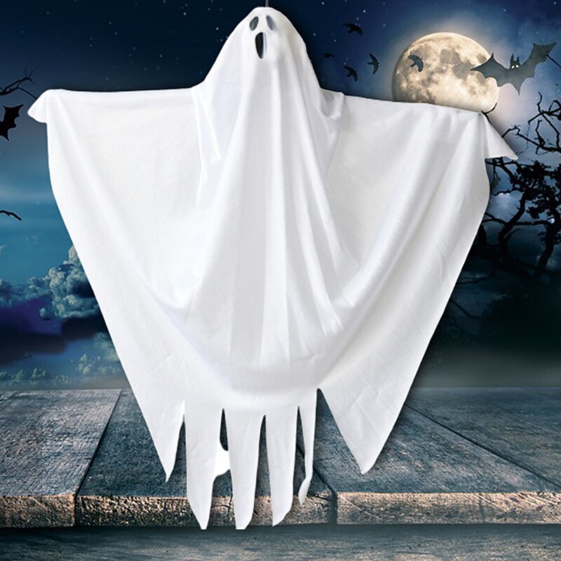 Dekoracja na imprezę halloweenową 25.5 wiszące duchy śliczny latający duch na podwórku patio trawnik garden party dcor i dekoracje świąteczne! 2025 - $9.49 –P4