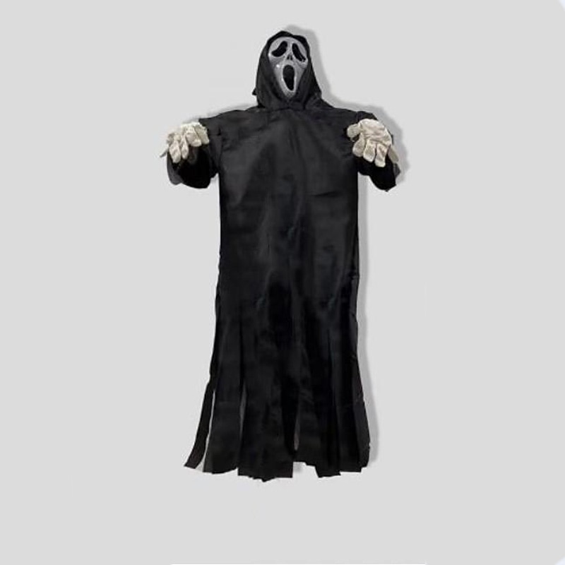 Halloween Outdoor Decoration Patio Scary Tricky Scream Scarecrow Ghost Robe Scarecrow Scream Garden Yard Decoration Halloween Skeleton Decoration 2023 - US $40.19 –P7