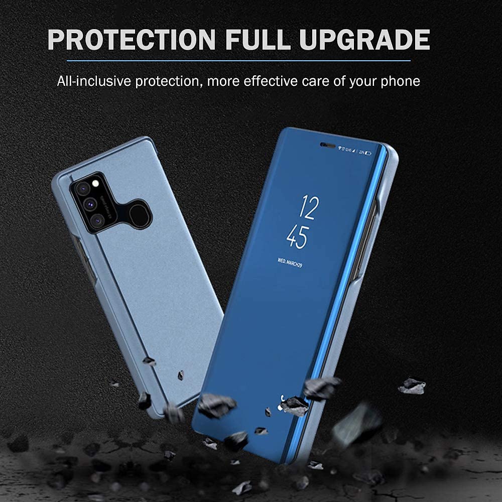 Phone Case For Samsung Galaxy S24 S23 S22 S21 S20 Ultra Plus FE A54 A34 A14 A72 A52 A42 A71 A51 A31 Note 20 Ultra 10 Plus S25 Ultra Flip with Stand Holder Mirror Auto Sleep / Wake Up Solid Colored PU 2025 - $14.99 –P7