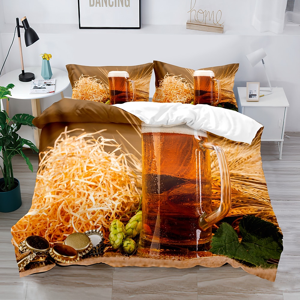 oktoberfest beer festival 3-delt dynetrekk sett hotellsengesett dynetrekk inkluderer 1 dynetrekk, 2 putevar for dobbeltrom/dronning/konge(1 putevar for tvilling/enkeltrom) 2025 - $45.99 –P3