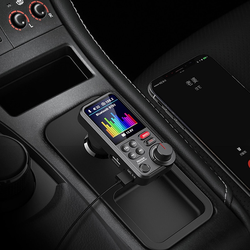 BT93 Wireless Car Bluetooth FM Transmitter Aux Supports QC3.0 Charging Treble And Bass Sound Music Player Handsfree Bluetooth Car Kit Fast Charger 2025 - $54.99 –P4
