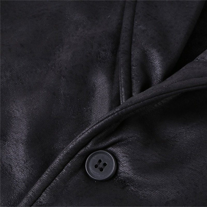 Homens Colete de camurça Casamento Rua Feriado Para Noite Estilo vintage Casual Outono Inverno Bolsos Camurça Manter Quente Cor imaculada Não Trespassado Decote V Normal Preto Marron Colete de 2025 por $38.99 –P2