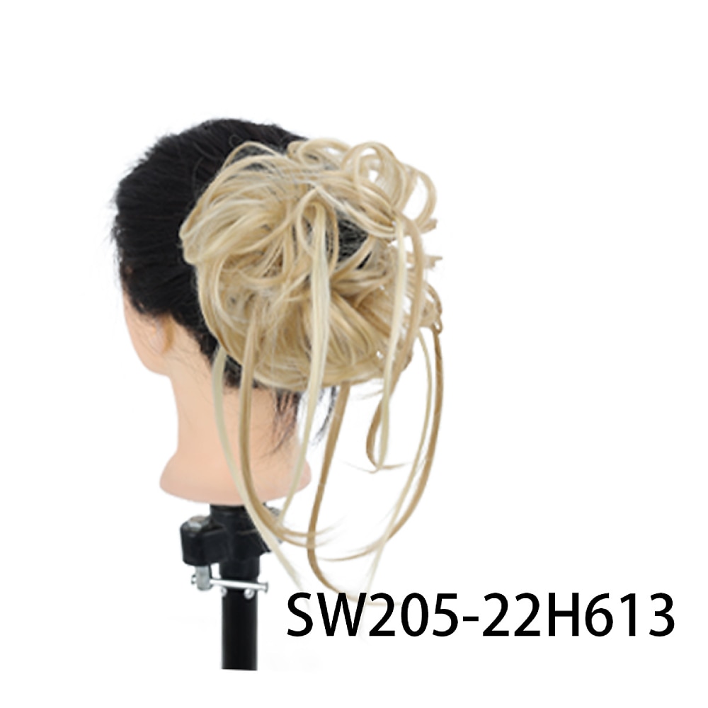 Messy Bun Hair Piece Super Long Tousled Updo Hair Bun Extensions Wavy Hair Wrap Ponytail Hairpieces Hair Scrunchies with Elastic Hair Band for Women Girls 2026 - $11.99 –P10