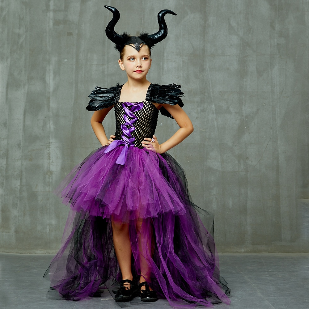 Czarownica Zbrodniczy Stroje Tutu Noc Walpurgii Księżniczka Słodkie for Dla dziewczynek Dla dzieci Bal maskowy 2026 - $51.99 –P10