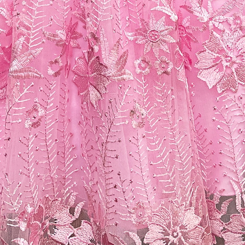 Enfants Fille Robe de demoiselle d'honneur Robe Couleur Pleine Sans Manches Utilisation Mariage Soirée Princesse Doux Coton Maxi Robe de princesse rose Robe Trapèze Robe de demoiselle d'honneur Et de 2025 ? $48.99 –P18