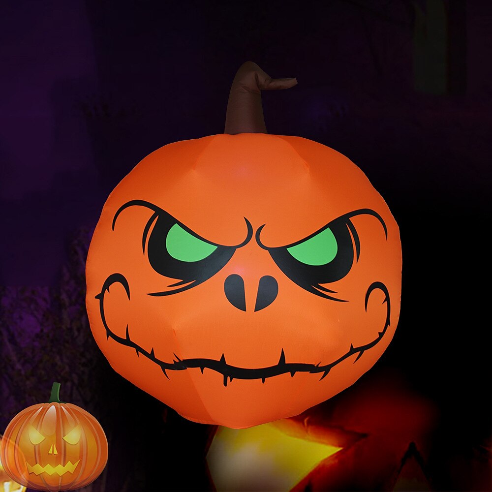 halloween-koristeet puhallettavat noitakurpitsa valo ulkona suuri pelottava noita räjäyttää ulkohalloween-koristeet pihalle puutarha nurmikkojuhlat 2025 - $44.99 –P8