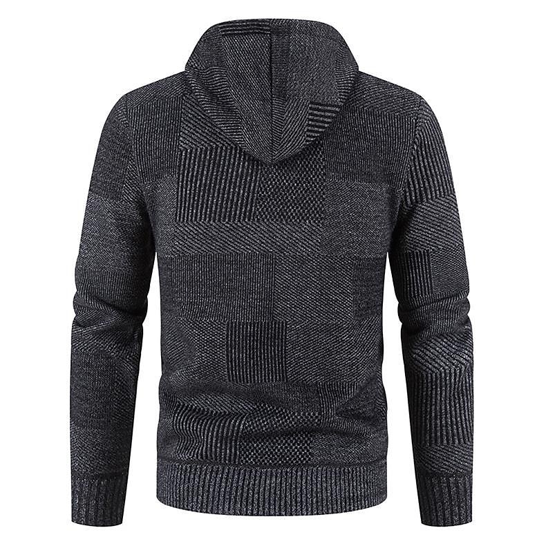 Per uomo Felpa Pullover Maglione Felpa con cappuccio Maglione con zip Giacca maglione Nido d'ape Maglia Corto Lavorato a maglia Tinta unica Girocollo Essenziale Moda Esterno Giornaliero Abbigliamento del 2026 a $48.99 –P9