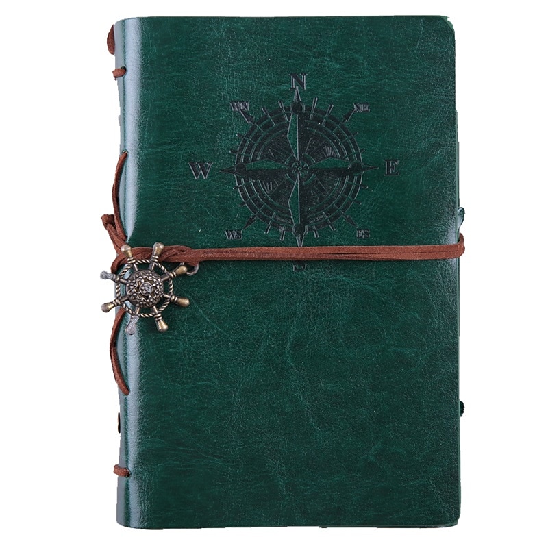 Travel Journal Notebooks Vintage PU Leather Note Book Quality Paper No Lines Thick and Smooth to Write in A6 Refillable Notebook 7 by 5 Inches 80 Sheets, Back to School Gift 2025 - $8.99 –P12