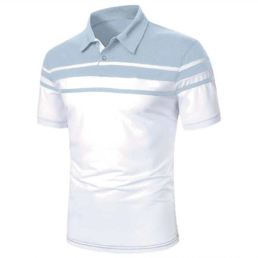 Men's Polo Shirt Golf Shirt Outdoor Business Classic Short Sleeves Fashion Designer Color Block Striped Classic Style Summer Spring Regular Fit Black Navy Blue Blue Brown Green Gray Polo Shirt 2025 - $16.49 –P2