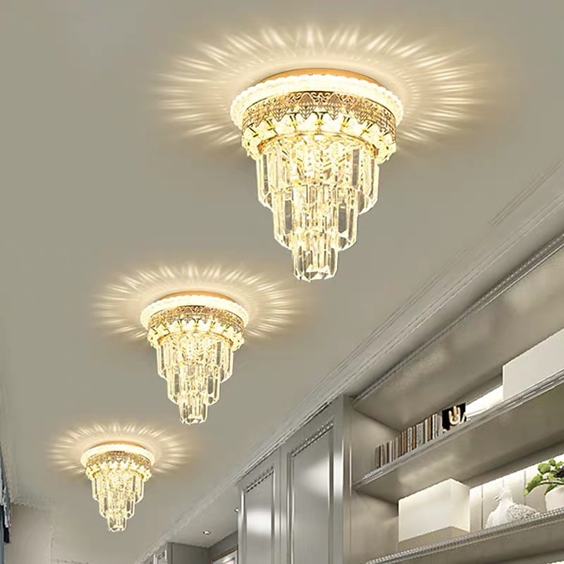 2026年 30cmの島の設計天井灯の金属の電気めっきされた現代220-240v  コレクション – $296.09 –P1