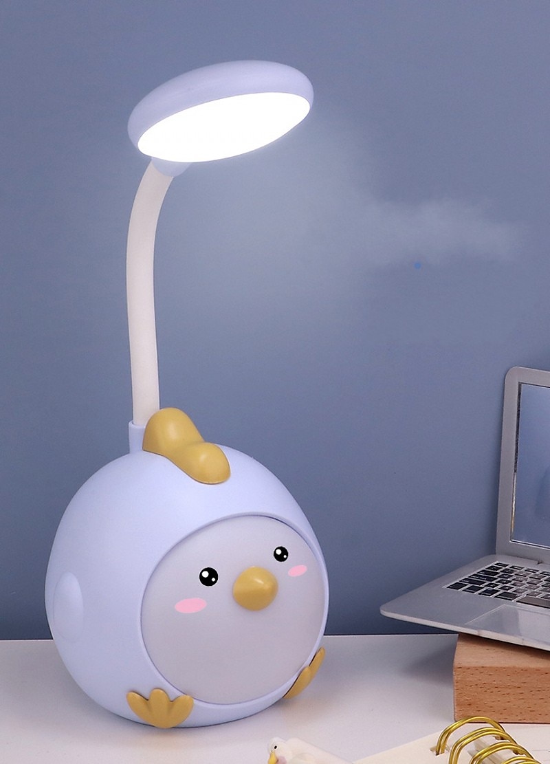 söpö led-pöytälamppu minimuoti sarjakuva poikasen silmiensuojaus oppiminen söpö tyttö sydän opiskelija asuntola makuuhuone usb ladattava lukupöytälamppu yövalo lasten lahja 2025 - $32.99 –P10