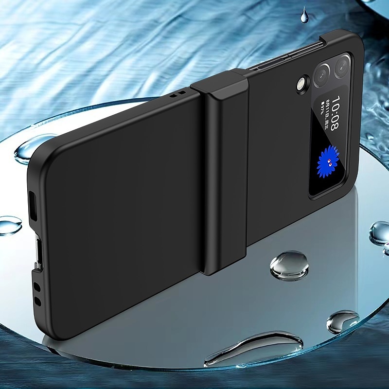 Phone Case For Samsung Galaxy Z Flip 7 Z Flip 5 Z Flip 4 Z Flip 3 Back Cover Bumper Frame Four Corners Drop Resistance Shockproof Solid Colored Silica Gel 2026 - $17.99 –P4