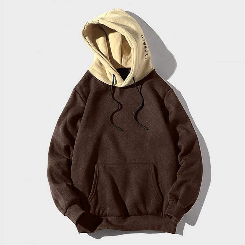 Men's Hoodie Green Blue Red Brown Beige Hooded Solid Color Graphic Front Pocket Cool Casual Essential Winter Clothing Apparel Hoodies Sweatshirts  Long Sleeve Loose Fit 2025 - $15.99 –P6