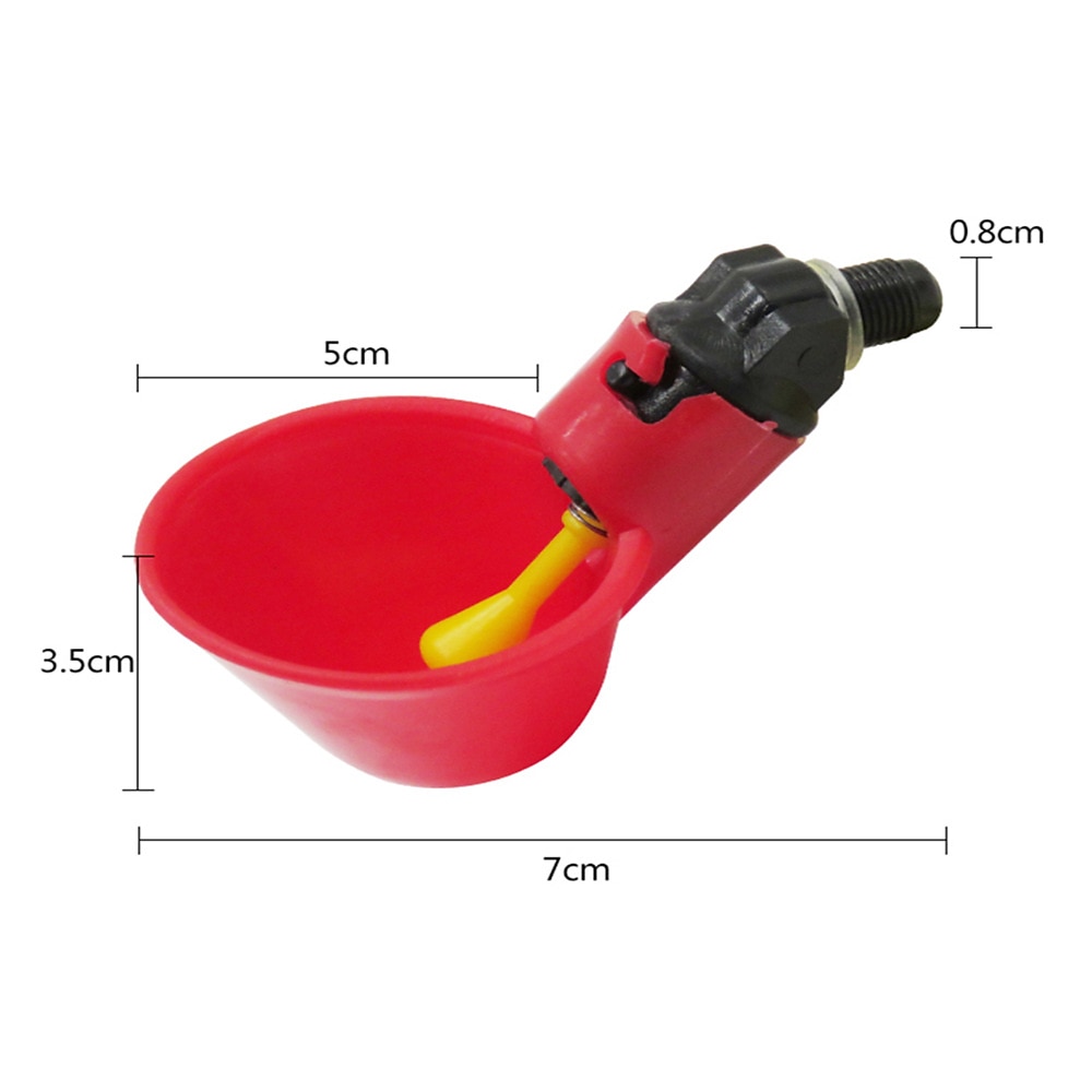 5pcs Automatic Chicken Waterer Cups Plastic Backyards Chicken Water Feeder Poultry Water Drinking Cups Bowls Float Style Feed 2025 - $10.99 –P8
