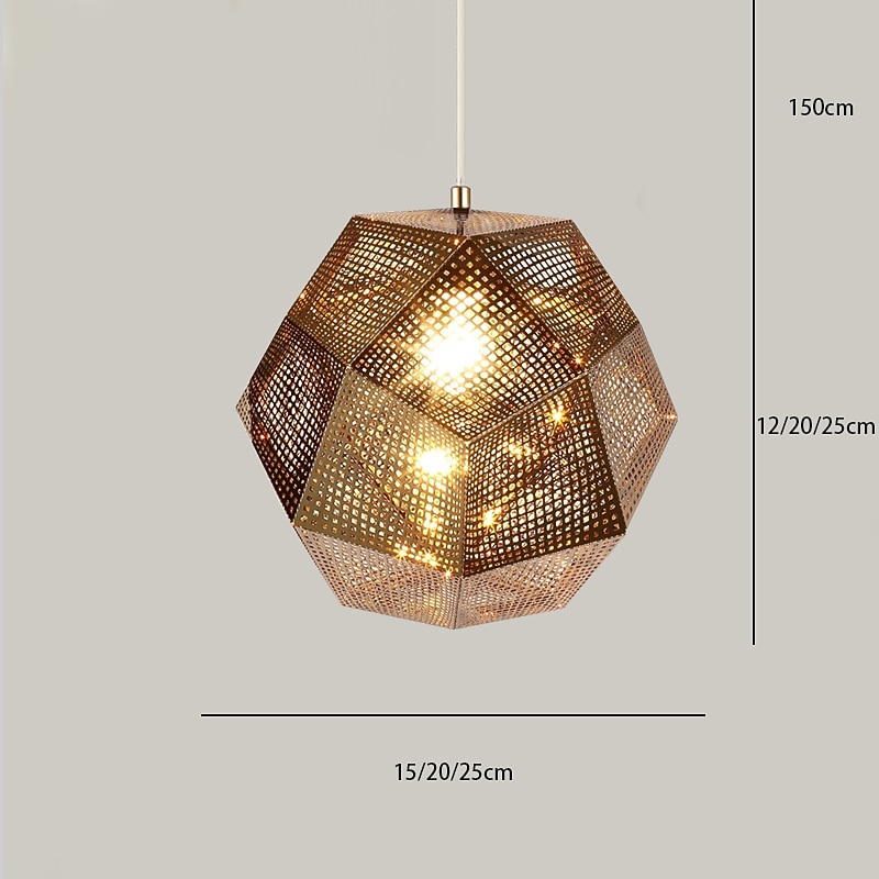 15cm Single Design Island Design Pendant Light Metal Electroplated Modern Nordic Style 85-265V 2026 - $82.99 –P1