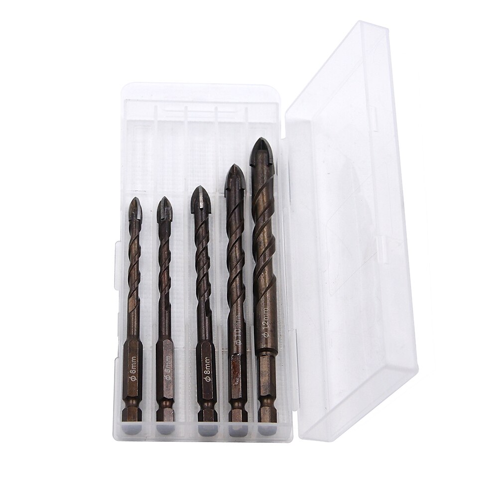 Cross Hexagon Tile Glass Cement Metal Ceramic Wood Plastic Hole Saw Triangle Alloy Drill Bit Size  6mm 8mm 10mm 12mm 2025 - $7.99 –P11