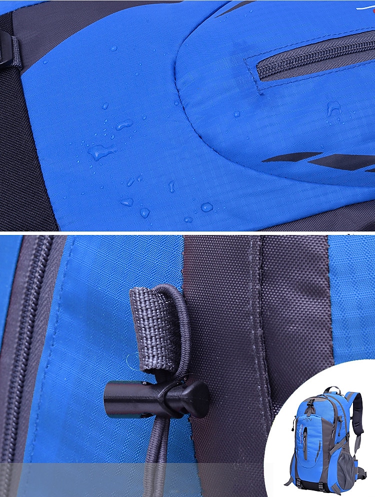 30 l escursionismo ciclismo zaino zaino pioggia impermeabile indossabile leggero traspirante all'aperto zainetto trekking arrampicata campeggio sport zaini da viaggio nylon nero verde scuro arancione del 2025 a $42.99 –P5
