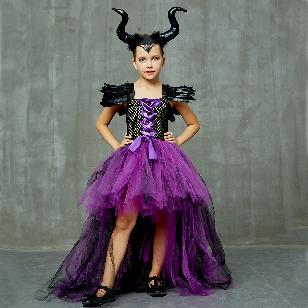 Czarownica Zbrodniczy Stroje Tutu Noc Walpurgii Księżniczka Słodkie for Dla dziewczynek Dla dzieci Bal maskowy 2026 - $51.99 –P3