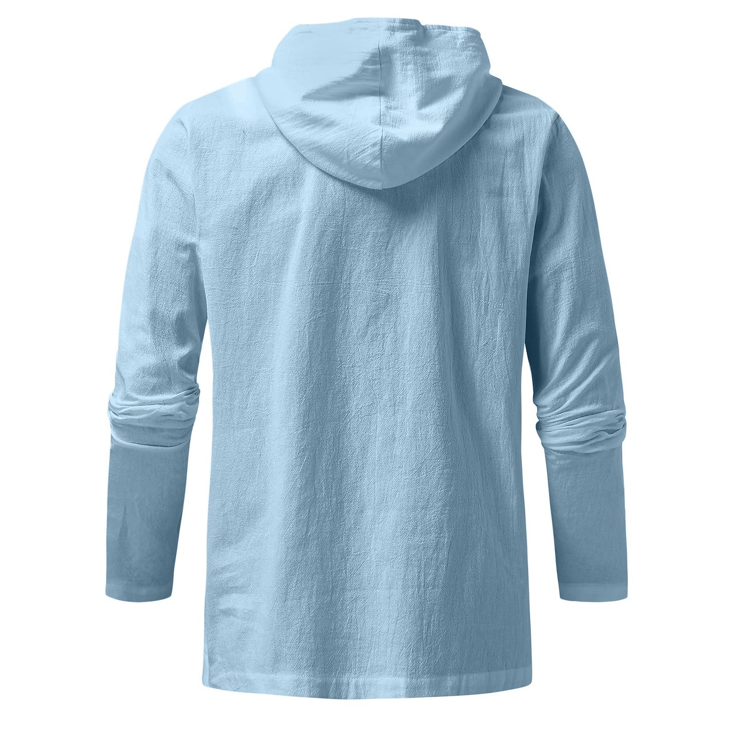 Herren Hemd Sommerhemd Strandhemd Feste Farbe Strasse Casual Schwarz Weiß Blau Khaki Langarm Mit Kapuze Sommer Bekleidung 2025 - $28.99 –P7
