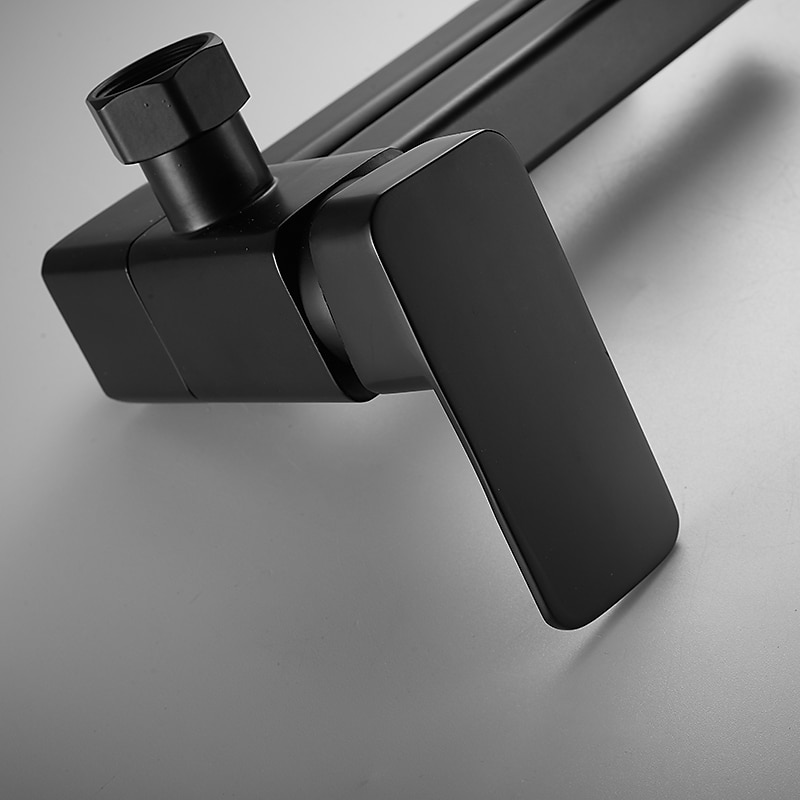 Bathtub Faucet Dual Spout Wall Mounted, Bath Tub Filler Mixer Brass Tap with Heldhand Showerhand, Ceramic Valve Single Handle Control 2025 - $194.99 –P7