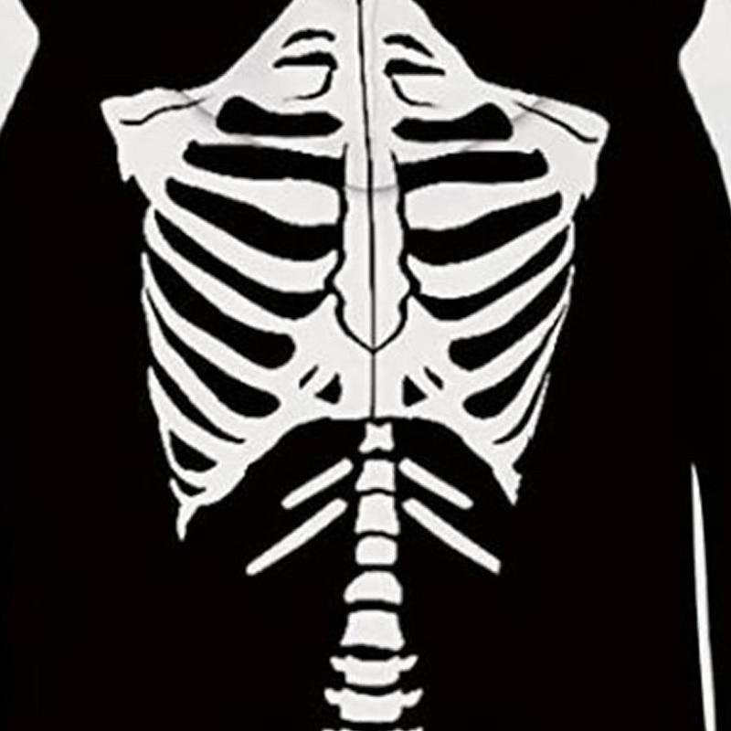 Halloween chlapci 3D lebka mikina s dlouhým rukávem 3D tisk podzim zima punk vintage sportovní polyester děti 4-12 let outdoor denní vnitřní standardní střih 2025 - $18.99 –P3