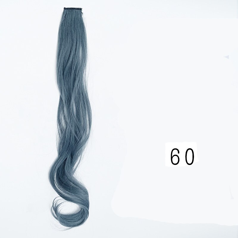 color wig Straight Synthetic Hair 24 inch Hair Extension Clip In / On 1pc / pack Soft Women's Girls' 2025 - $6.99 –P1