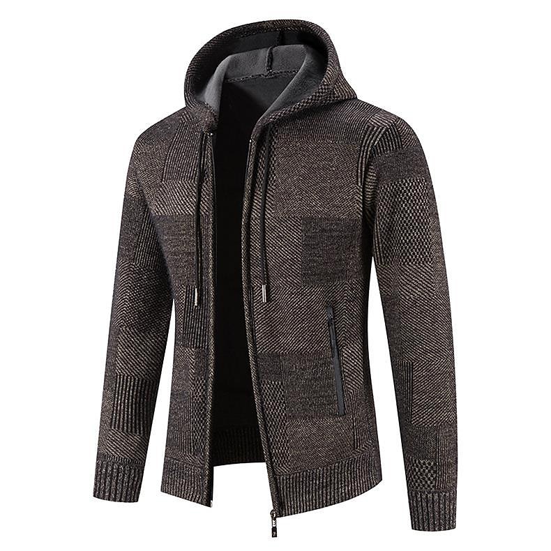 Per uomo Felpa Pullover Maglione Felpa con cappuccio Maglione con zip Giacca maglione Nido d'ape Maglia Corto Lavorato a maglia Tinta unica Girocollo Essenziale Moda Esterno Giornaliero Abbigliamento del 2026 a $48.99 –P5