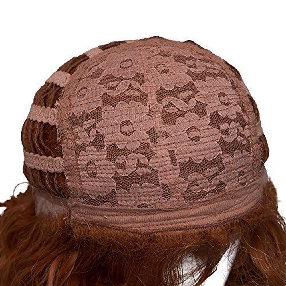 parrucche lunghe ricce ondulate a testa intera con capelli rossi volpe rossa per parrucche di halloween per parrucche da festa cosplay del 2025 a $24.99 –P5
