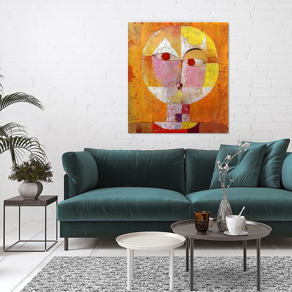 Pintura al óleo hecha a mano lienzo arte de la pared decoración paul klee estilo abstracto para decoración del hogar enrollado sin marco pintura sin estirar 2026 - $82.99 –P5