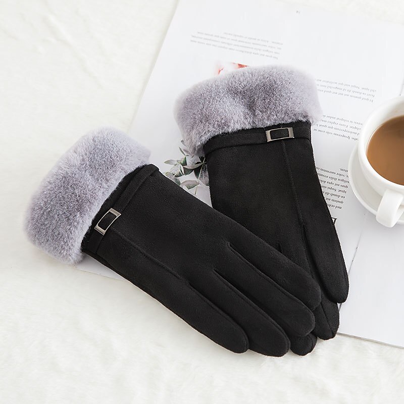 Damen Handschuhe Warme Winterhandschuhe Geschenk Täglich Solide / einfarbig Acrylfasern Einfach 1 Paar 2025 - $11.99 –P2
