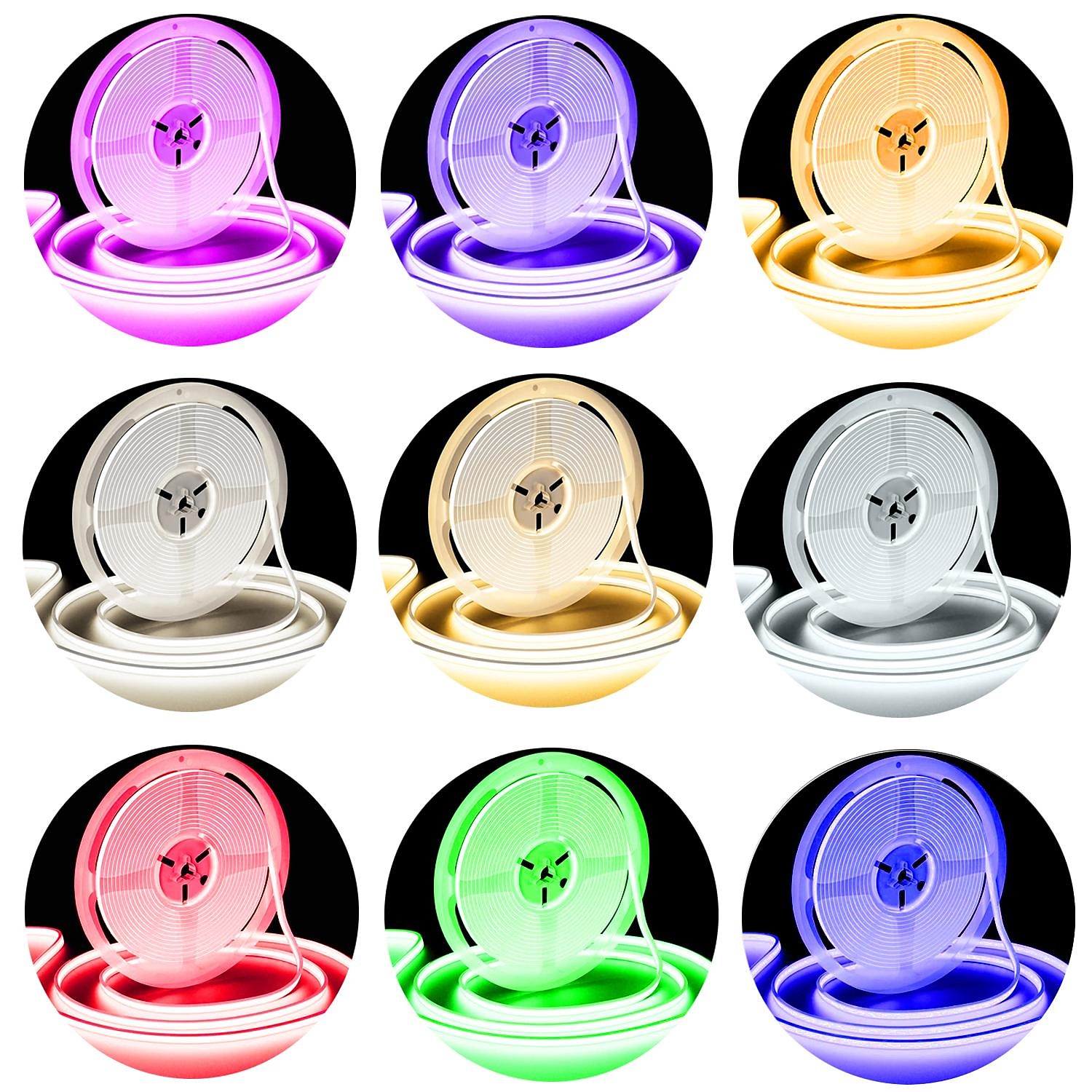 2M-30M COB LED Strip Light Plug in Flexible 220V Waterproof IP67 High Voltage Led Strip Multiple Colors 240LEDs/M Waterproof Led Light Strips for Bedroom Living Room Kitchen Furniture 2025 - $21.99 –P1