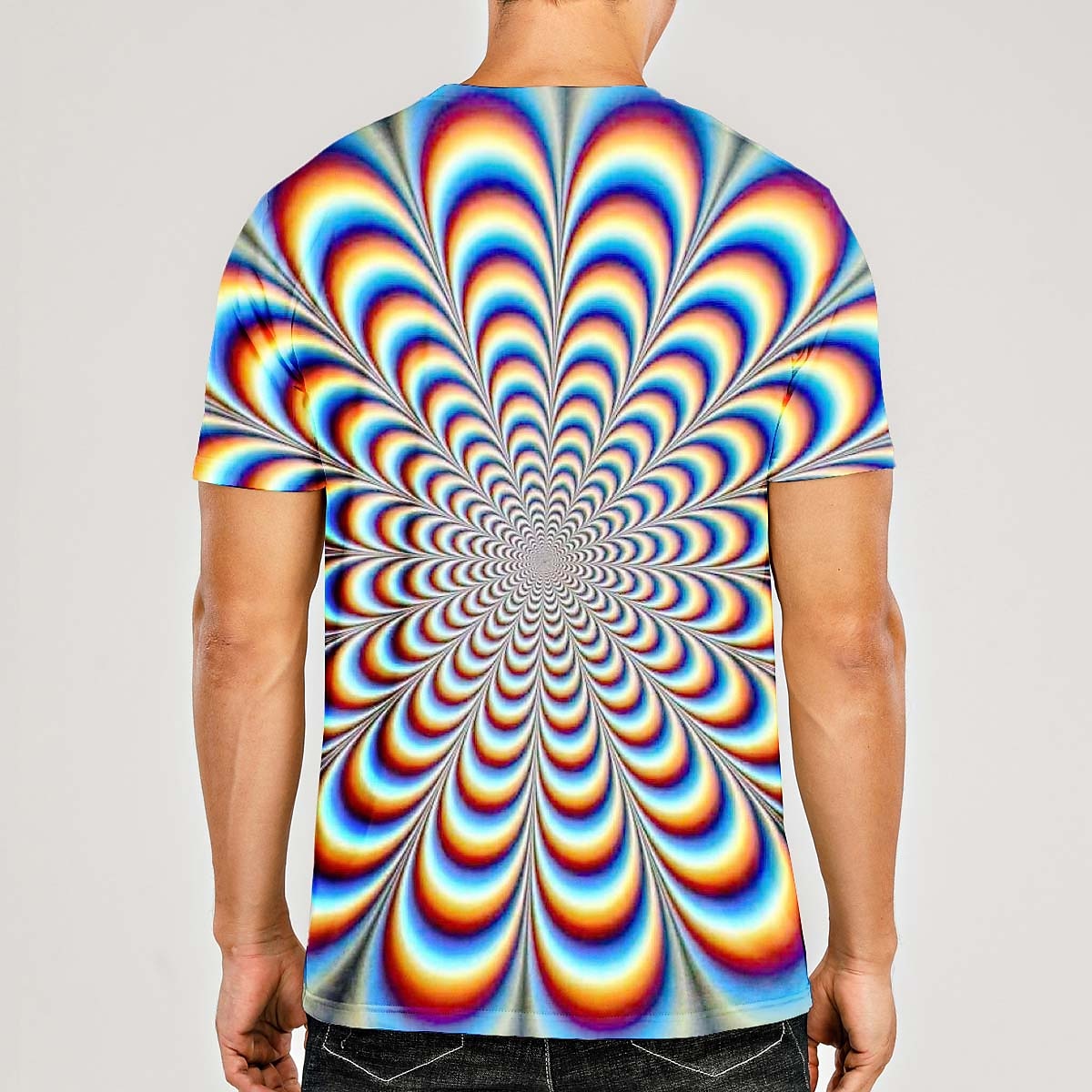 Herre Grafisk 3D Print Skjorte T skjorte T-skjorter Kortermet T skjorte 3D-utskrift Klassisk krage Skjorte Grunnleggende Fritid Daglig Helg Blå Lilla Grønn Klær Store størrelser S M L XL XXL 3XL 4XL 2025 - $17.99 –P2