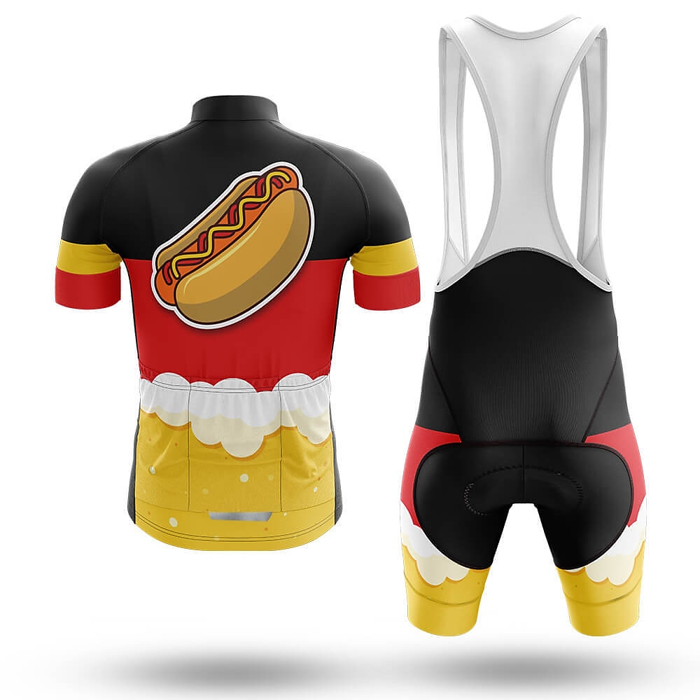 21Grams Herren Radtrikot mit Radhose kurz Trägern fahrradbekleidung set Radtrikot-Set Kurzarm MTB Mountain Rennrad Schwarz Grün Königsblau Oktoberfest-Bier Fahhrad 3D-Pad Atmungsaktiv Rasche 2025 - $41.99 –P9