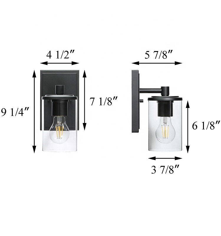 Vevnitř Vinobraní Marnost světla Ložnice Koupelna železo nástěnné svítidlo 110-120V 220-240V 2025 - $56.99 –P5