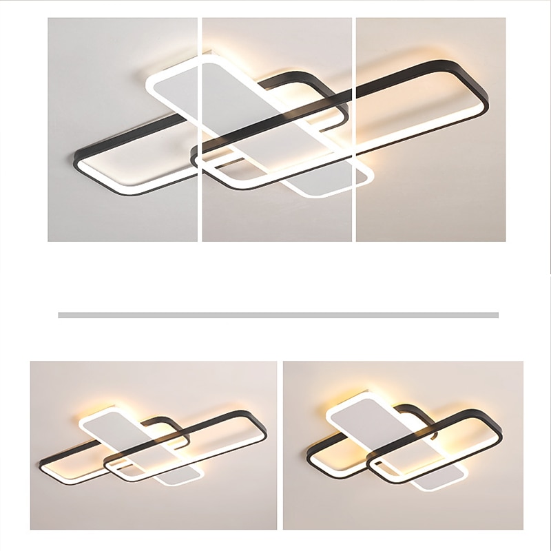 Ceiling Lights Dimmable Ceiling Lights Aluminum Modern Style Black LED Modern 110-265V 2025 - $331.09 –P6