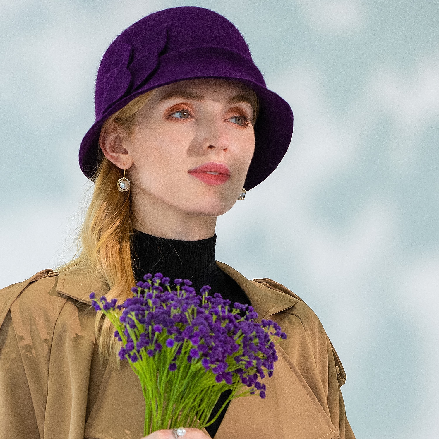 Wool Hats with Pure Color 1pc Casual Headpiece 2025 - $34.99 –P2