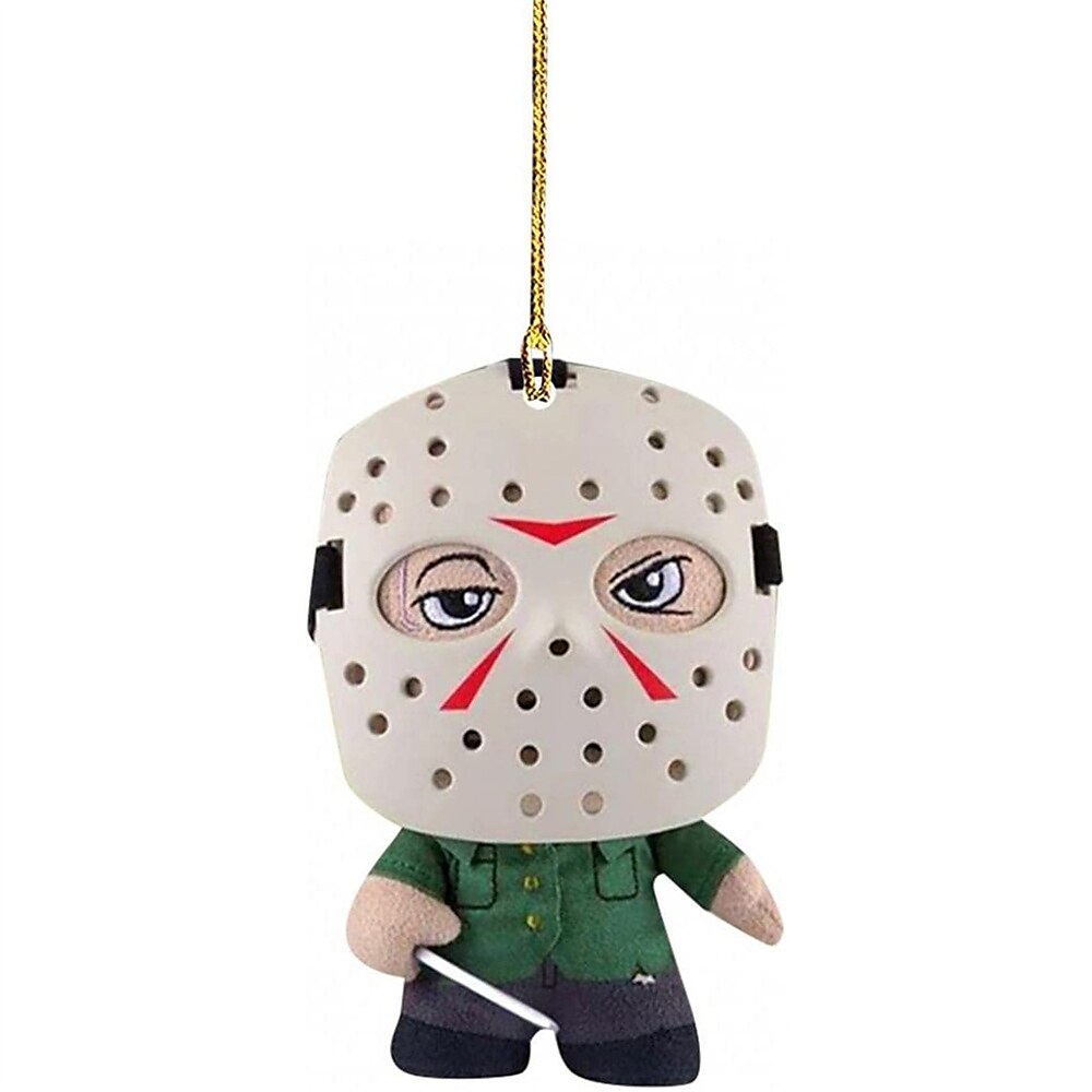 halloween barkácsolás horrorfilm dísz akril visszapillantó tükör lógó báj lógó medál autódíszítéshez 2025 - $13.99 –P9