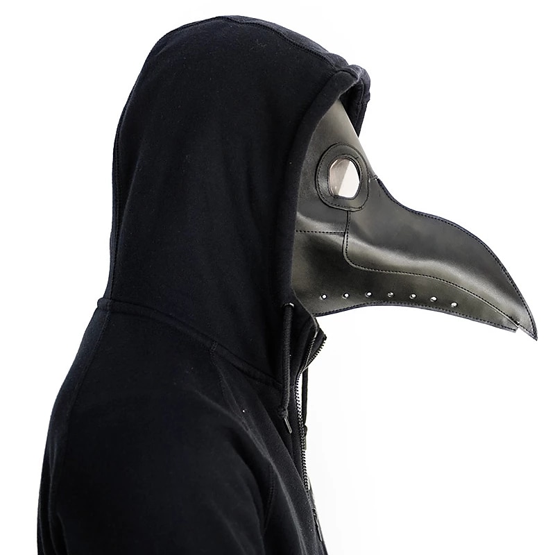 engraçado medieval peste steampunk médico pássaro máscara látex punk cosplay máscaras bico adulto festival evento cosplay adereços branco preto para o halloween de 2025 por $26.99 –P10