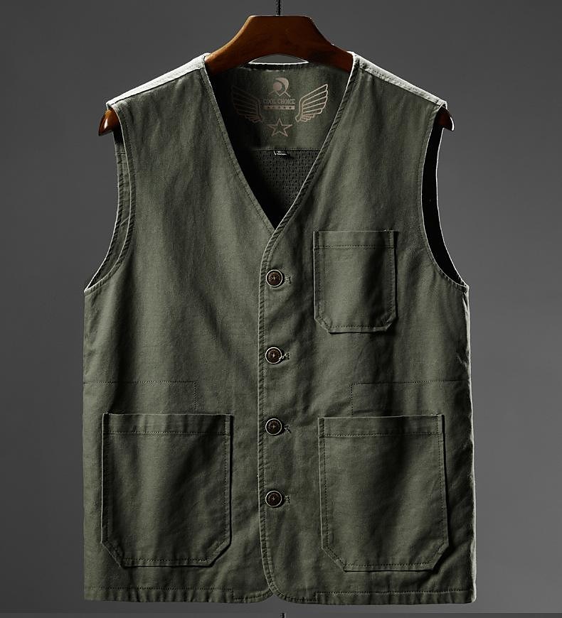 Муж. Жилет для туризма и прогулок Лето Весна на открытом воздухе Быстровысыхающий Мульти карман Легкость Износостойкость Верхняя часть Походы / туризм / спелеология 2026 - $31.99 –P7