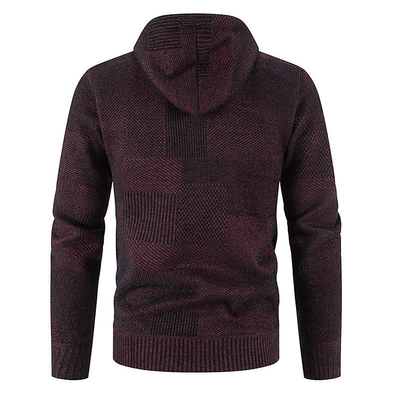 Per uomo Felpa Pullover Maglione Felpa con cappuccio Maglione con zip Giacca maglione Nido d'ape Maglia Corto Lavorato a maglia Tinta unica Girocollo Essenziale Moda Esterno Giornaliero Abbigliamento del 2026 a $48.99 –P12
