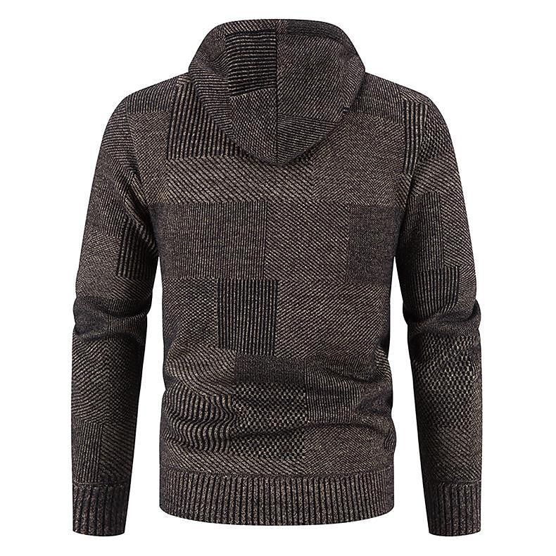Per uomo Felpa Pullover Maglione Felpa con cappuccio Maglione con zip Giacca maglione Nido d'ape Maglia Corto Lavorato a maglia Tinta unica Girocollo Essenziale Moda Esterno Giornaliero Abbigliamento del 2026 a $48.99 –P6