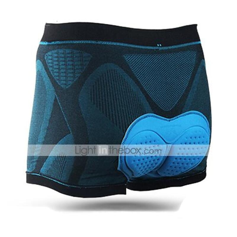 Herre Sykkelundertøy Sykkel Boxershorts Fôrede shorts Fjellsykling Veisykling sport 3D Pute Pustende Anatomisk design Hurtigtørkende Svart / Blå Lycra Klær Sykkelklær Avanserte sømteknikker 2025 - $16.79 –P6